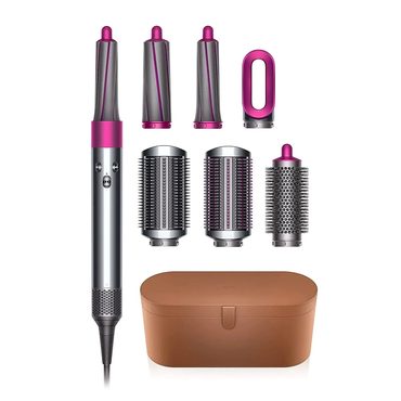 Limited Pure Value Dyson Airwrap Complete : high Quality Airwrap Hair Style (Nickel/Fuchsia) Functional