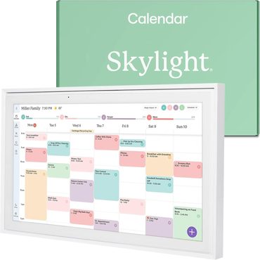 Durable Everyday Co 15-Inch Digital Wall Planner & Chore Chart 2025 Universal