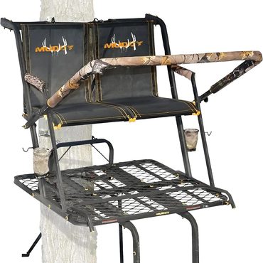 Limited Clear Choice MUDDY Nexus XTL Ladder Tree Stand, 20ft, 500lb Capacity, 2-Person Modern