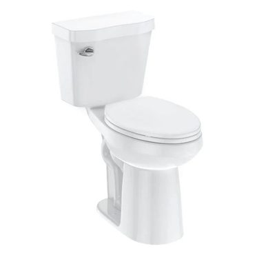 Limited Smart Pick 21Toilet Elongated Two-Piece Toilet Soft Close Seat 1.28 Siphonic Flush ADA Cotton White Modern