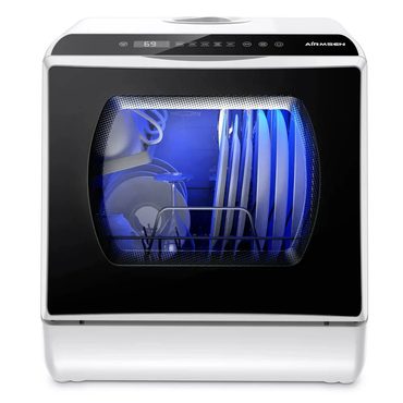 Classic Basic Line Portable Countertop Dishwasher with 5-Liter Built-In Water Tank and Air-Dry Function 5 Washing Programs Original