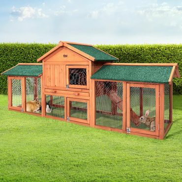 Popular Standard Goods Large Wooden Pet Hutch, Waterproof, Eco-Friendly, i.Pet Modern
