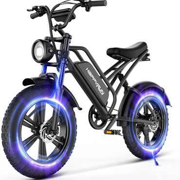 Limited True Basics Happyrun Electric Bike for Adults 20" Fat Tire 750W Motor 48V 18AH 20MPH Budget