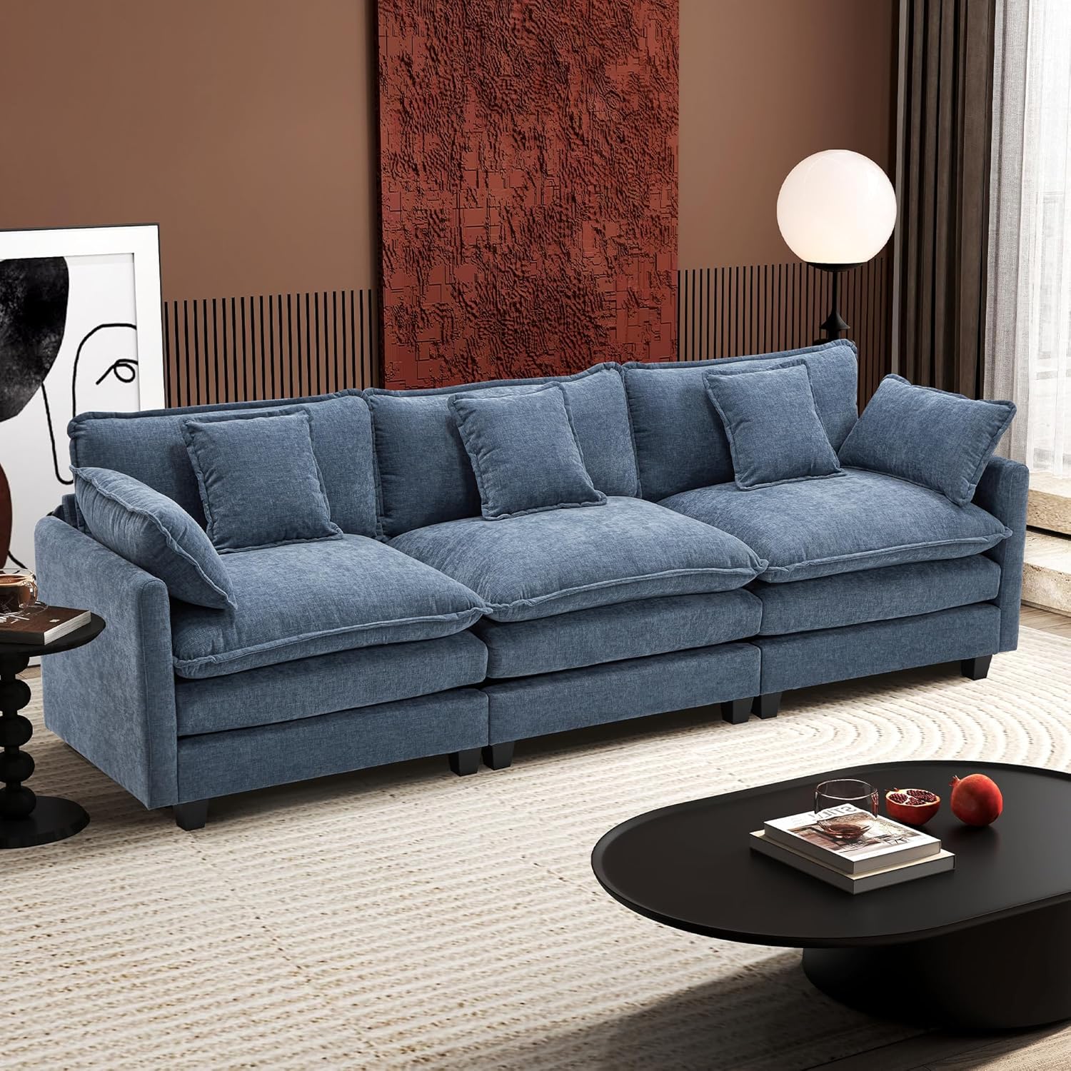 Premium Fresh Find Ihanherry 146" U-Shaped Modern Sofa Modular Sectional Cloud Couch Grey Practical