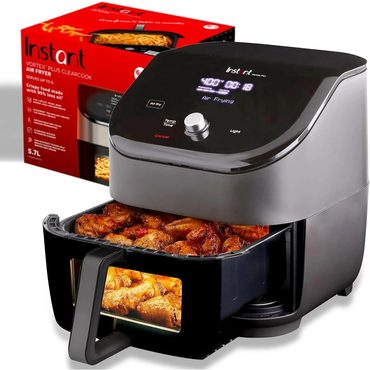 Limited Simple Goods Instant Vortex Plus 6QT ClearCook Air Fryer Black Modern
