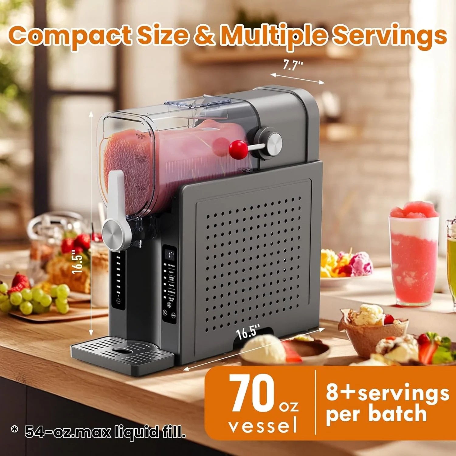 Select Smart Pick Soft Serve Ice Cream Machine,Slushy Machine for Home Sensible