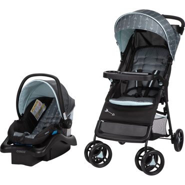 Popular True Basics Cosco Kids Lift & Stroll DX Travel System, Gray Arrows, Toddler, Unisex Functional