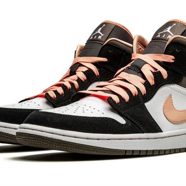 Premium Basic Line AIR JORDAN 1 MID SE WMNS "Peach Mocha" Original