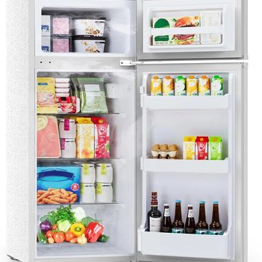 2026 Debut Standard Goods 4.5 Cu.Ft Mini Fridge with Freezer 2 Door Compact Refrigerator Small Fridge Enhanced