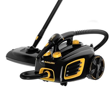 Limited Open Market McCulloch MC1375 Canister Steam Cleaner 20 Accessories Chemical Free Black Enhanced