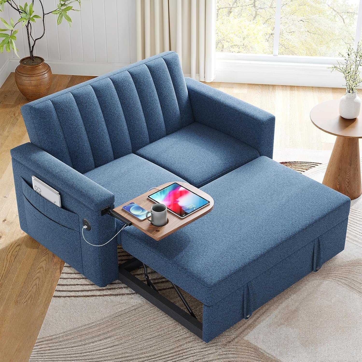 Annual Basic Line Sofa Bed 3-in-1 Convertible Sleeper Sofa Enhanced