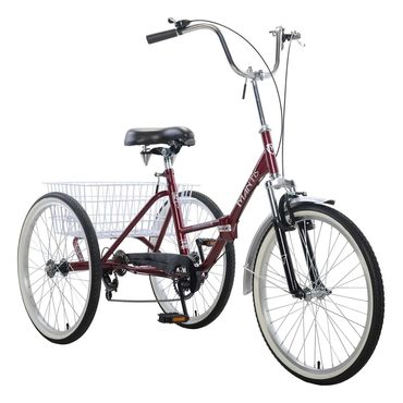 Annual Everyday Co Adult Mantis Tri-Rad Folding 24′′ 6-Speed Tricycle Distinctive