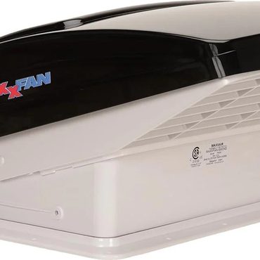Limited Standard Goods Air 00-07500K MaxxFan Deluxe with Remote - Smoke, Black Universal