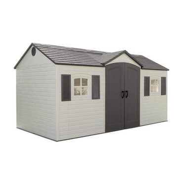 Durable Prime Select Side Entry 15 ft. W x 8 ft. D Plastic Storage Shed Improved