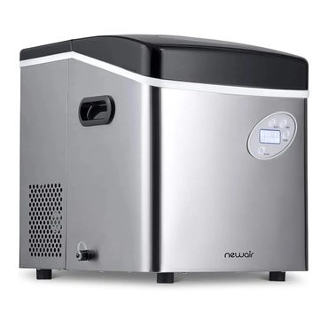 2026 Upgraded Simple Goods Newair Portable Ice Maker 50 lb Daily Countertop Stainless Steel Sensible