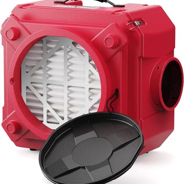 Economy Pure Value Air Scrubber with 3 Stage Filtration, MERV-10 Filter, HEPA/Carbon, Red Budget