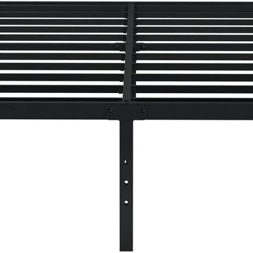 Essential True Basics EMODA Queen Bed Frame No Box Spring Needed 18 Inch Heavy Duty Metal Tall Platform Bed Frame Practical
