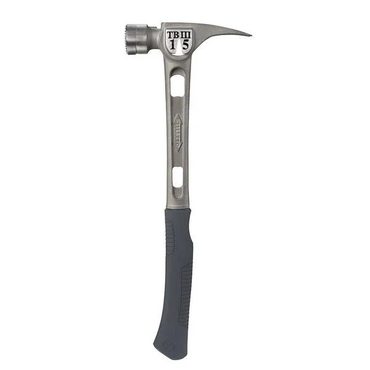 Classic Open Market Stiletto TB3MC 15 oz Ti-Bone III Titanium Hammer with Milled Face Curved Handle Improved