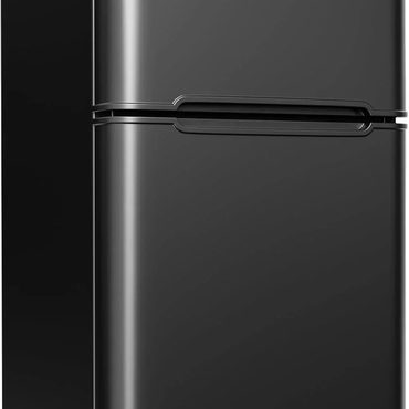 In Stock True Basics EUHOMY 3.2 Cu.Ft Mini Fridge with Freezer Silver Budget