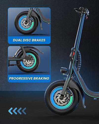 Limited Standard Goods URBANMAX C1 Electric Scooter with Seat, 450W Powerful Motor up to 22 Miles Range Practical