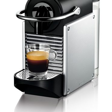 Limited True Basics Nespresso Pixie Espresso Machine by De'Longhi, Aluminum Original