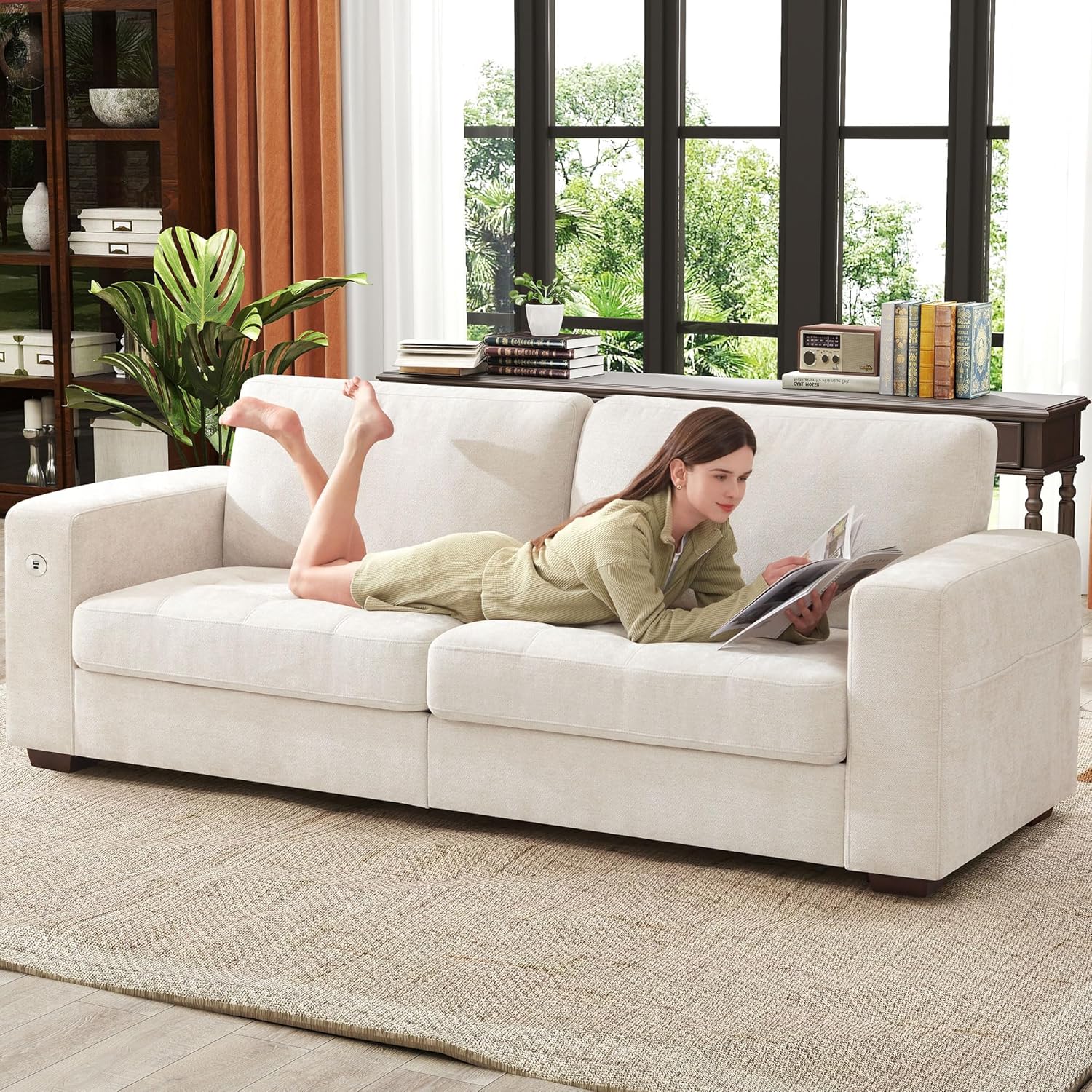 Premium Fresh Find Ihanherry 146" U-Shaped Modern Sofa Modular Sectional Cloud Couch Grey Practical