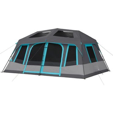 Revolutionary Basic Line Trail 10-Person Dark Rest Instant Cabin Tent Reliable