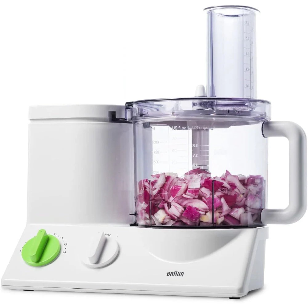 Limited True Basics Braun 12-Cup Food Processor with 9 Attachments Fine
