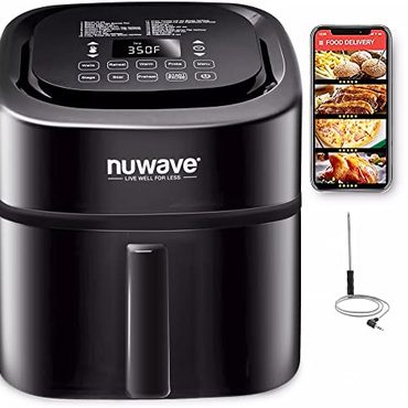 Select Standard Goods Nuwave Brio 8 Qt Air Fryer 1800W 100 Presets Smart Thermometer Reliable