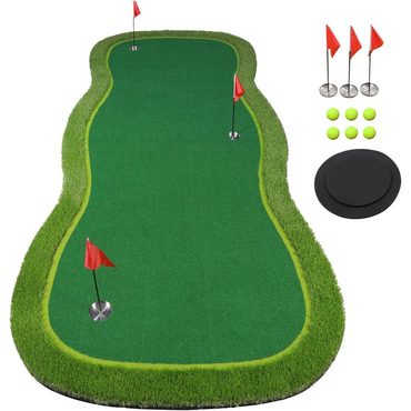 Revolutionary Simple Goods Putting Practice Mat, Long Indoor/Outdoor Training Green Functional