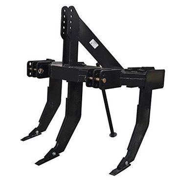 Brand New Clear Choice 3 Shank Subsoiler Ground Ripper Fits 3 Point Tractor Cat 1 & 2 Quick Hitch Compatible Modern