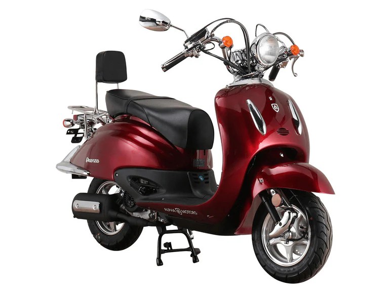 Durable True Basics Alpha Motors Mofaroller Firenze 50 ccm 25 km/h / 45 km/h, EURO5 Sound