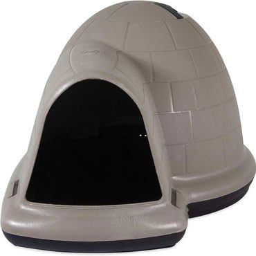 2026 Upgraded Fresh Find Petmate Indigo Dog House Igloo All Weather Shelter for XL Dogs 90-125 lbs Enhanced