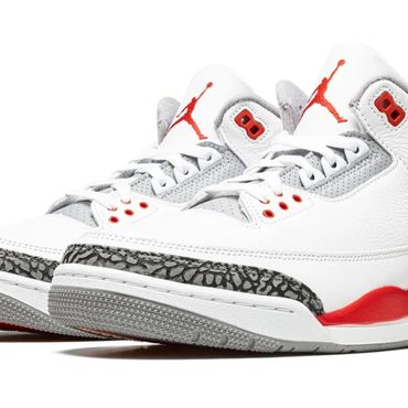 2026 Upgraded Direct Source Air Jordan 3 Retro "Fire Red 2022" Fine