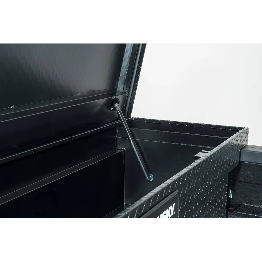Revolutionary Pure Value 61.86 Matte Black Aluminum Low Profile Truck Tool Box for Mid-Size Trucks Universal