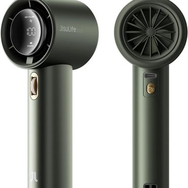 Limited Prime Select Portable Handheld Fan, 1-100 Speed Adjustable Turbo Mini Fan, 5000mAh, Grey Distinctive