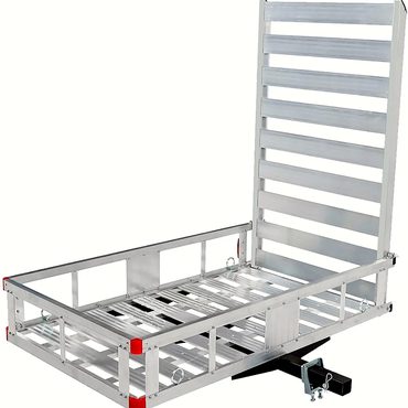 Annual Everyday Co 80779 Aluminum Hitch Mount Cargo Carrier with 47′′ Long Ramp, 1 Pack Original