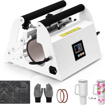 Essential Standard Goods 40oz Tumbler Heat Press Sublimation Top and Tapered Bottom Full Wrap DIY Heat Transfer Vinyl Sensible