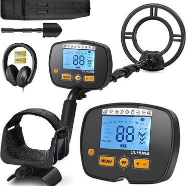 Advanced True Basics ULHUND Upgraded Metal Detectors for Adults-Professional Higher Accuracy and Sensitivity 9 Gold Detector Sound