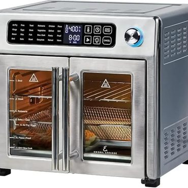 Limited Smart Pick Emeril Lagasse 26 QT Extra Large Air Fryer, Convection Toaster Oven with French Doors, Stainless Steel Original