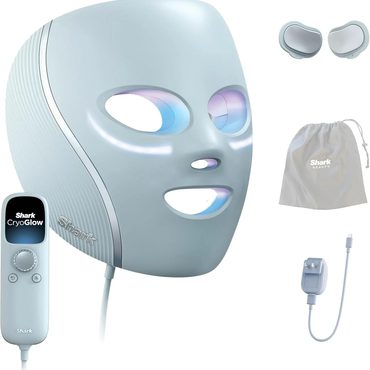 In Season Basic Line Shark CryoGlow LED Face Mask with Under-Eye Cooling, Anti-Ageing & Blemish Repair Value