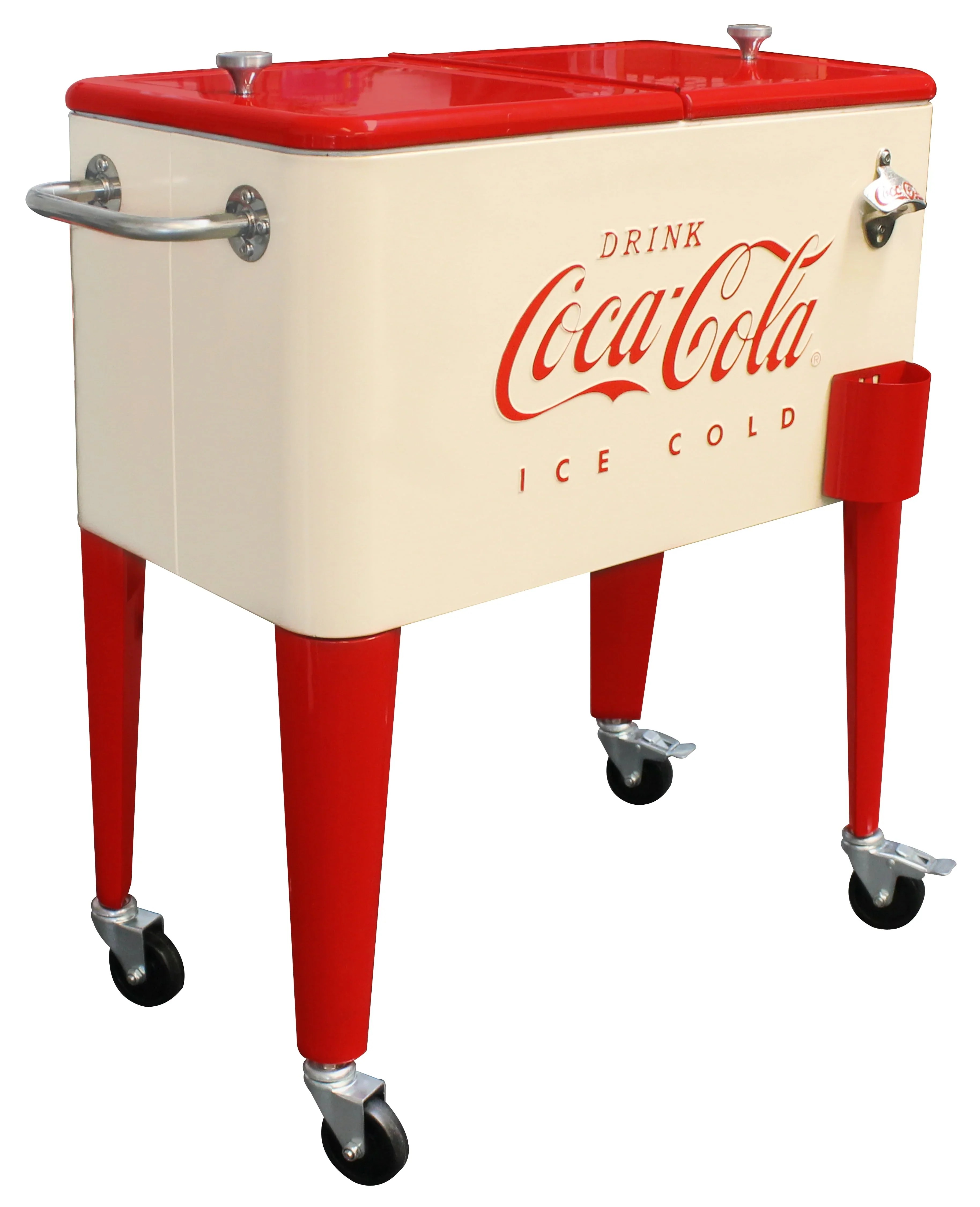 Revolutionary Basic Line Leigh Country Licensed Coca-Cola Series CP 98111 Metal 60 Qt Outdoor Patio Cooler Budget