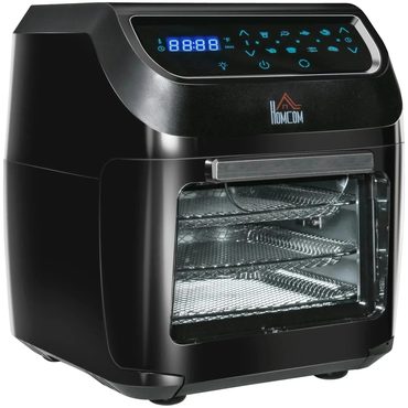Limited Open Market 12QT Air Fryer Oven Combo, 8-in-1, 1700W, LED Display, Black, Includes Accessories Practical