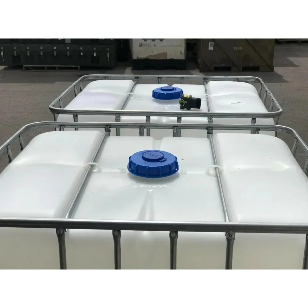 Classic Open Market 330 Gallon Food Grade IBC | Drinking Water, Rainwater Harvesting Container Distinctive