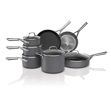 Advanced Open Market NeverStick Signature Hard-Anodized 12pc Cookware Set CW79012 Sensible