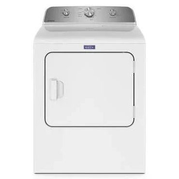 2026 Debut Pure Value Maytag 7.0 cu. ft. Vented Gas Dryer in White MGD4500MW Fine