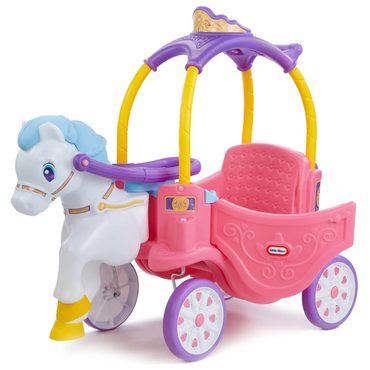Revolutionary Prime Select Little Tikes Princess Horse and Carriage, Kids Ride-On Toy Sound
