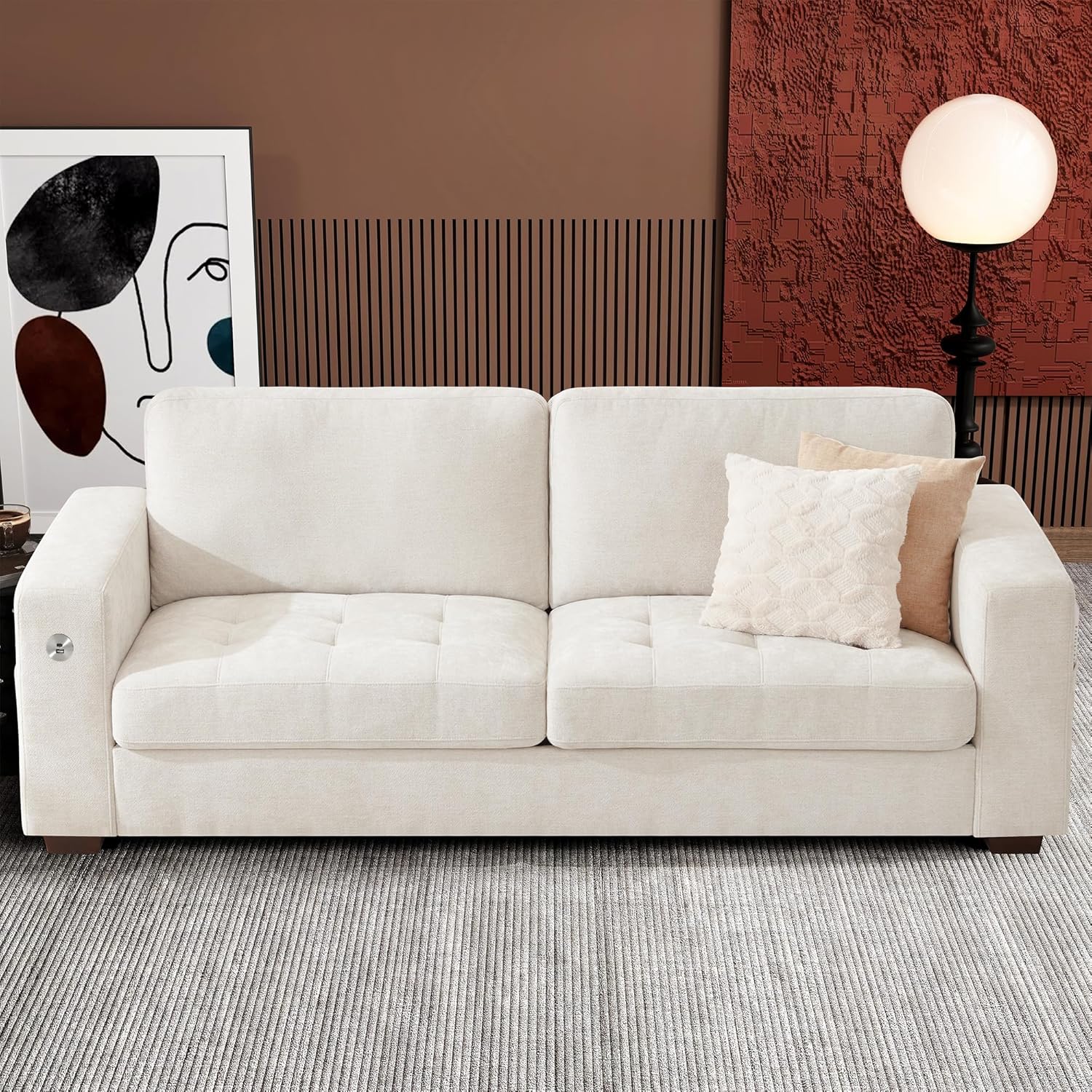 Premium Fresh Find Ihanherry 146" U-Shaped Modern Sofa Modular Sectional Cloud Couch Grey Practical