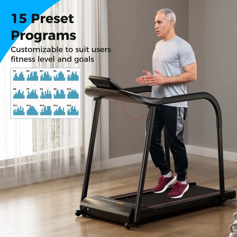 Eletriclife 2.5 Standard Goods Walking Treadmill with Long Handrails for Seniors