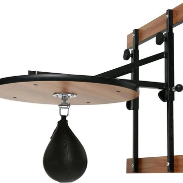 Limited Basic Line Speed Bag for Boxing, Speed Bag Platform, Wall Mount Kit, Adjustable Height, Black Swivel Value